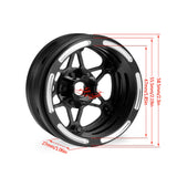 Powerhobby 1.9" Carbon Fiber Lightweight Beadlock Wheels A 1/10 Rock Crawler