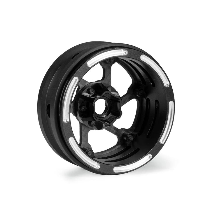 Powerhobby 1.9" Carbon Fiber Lightweight Beadlock Wheels A 1/10 Rock Crawler