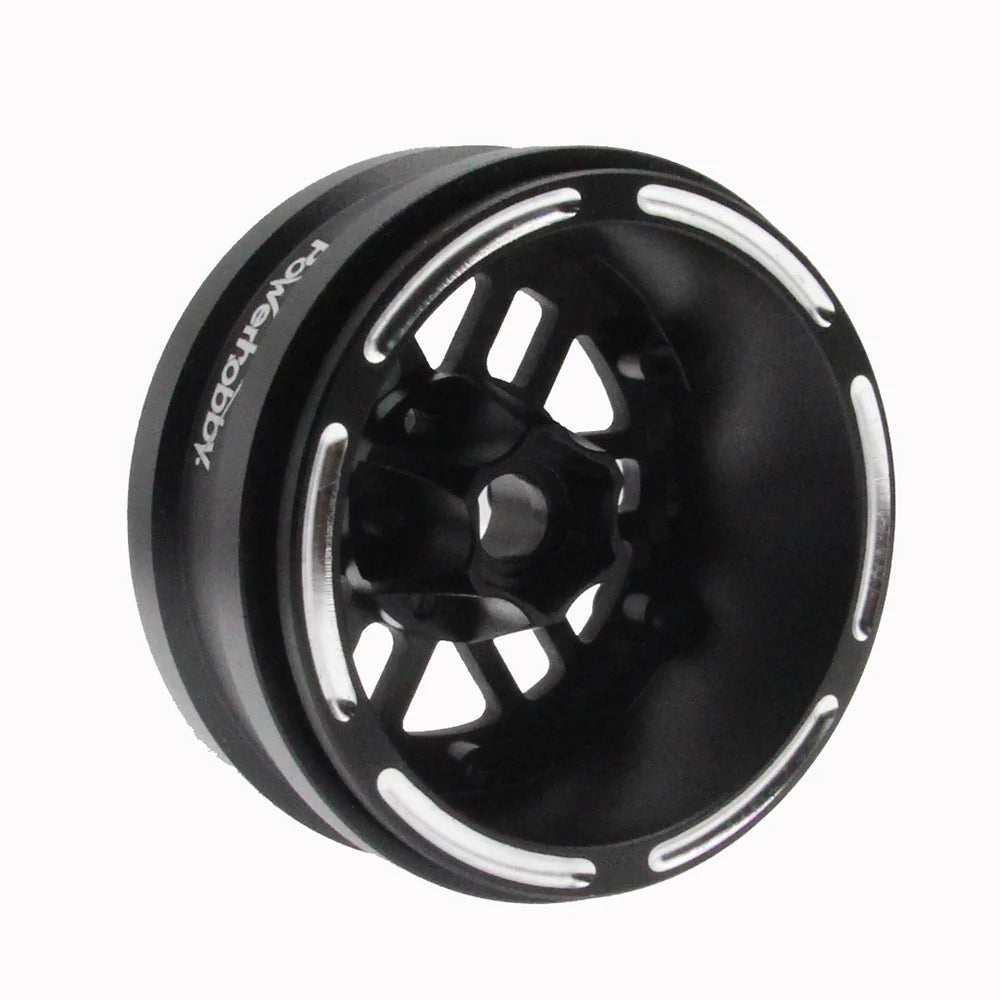 Powerhobby 1.9" Carbon Fiber Lightweight Beadlock Wheels F 1/10 Rock Crawler