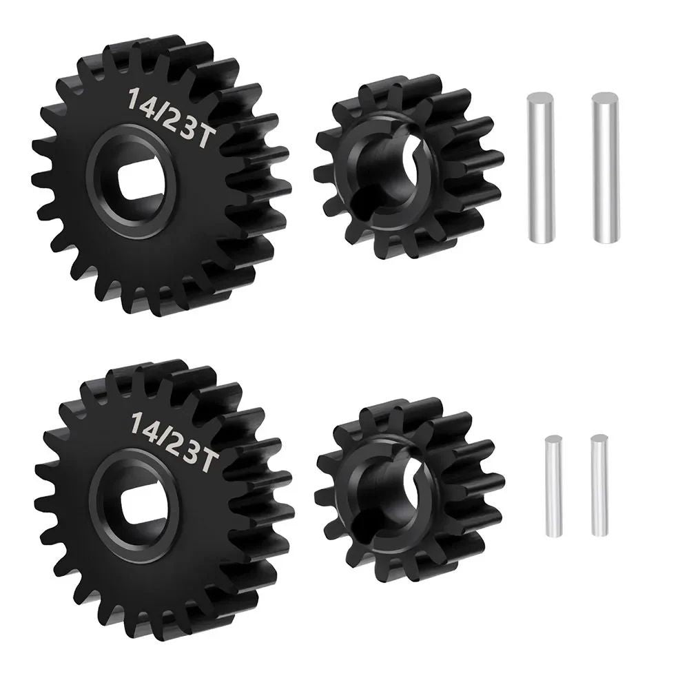 Powerhobby Hardened Steel 14T + 23T Portal Gears Redcat Ascent-18