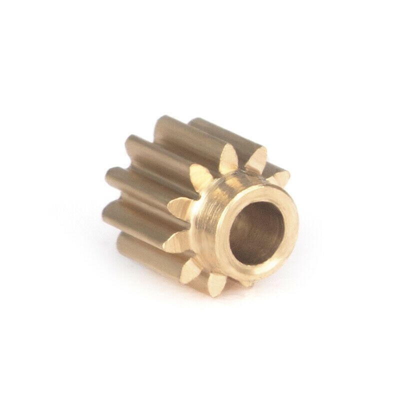 Powerhobby Axial SCX24 Motor Brass Pinion Gear, 11 Tooth (fits Jeep, C10, B17 Betty, Deadbolt)