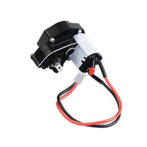 Powerhobby Axial SCX24 030 55T Motor w Aluminum Gearbox Assembled Black - Iron City RC Hobbies