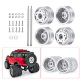 Powerhobby 1/24 Axial SCX24 Aluminum Dually Wheels w/Driver Shaft