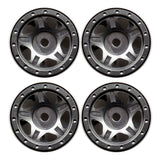 Powerhobby Axial SCX24 C10 Jeep Deadbolt Aluminum Beadlock Wheels Rims Grey