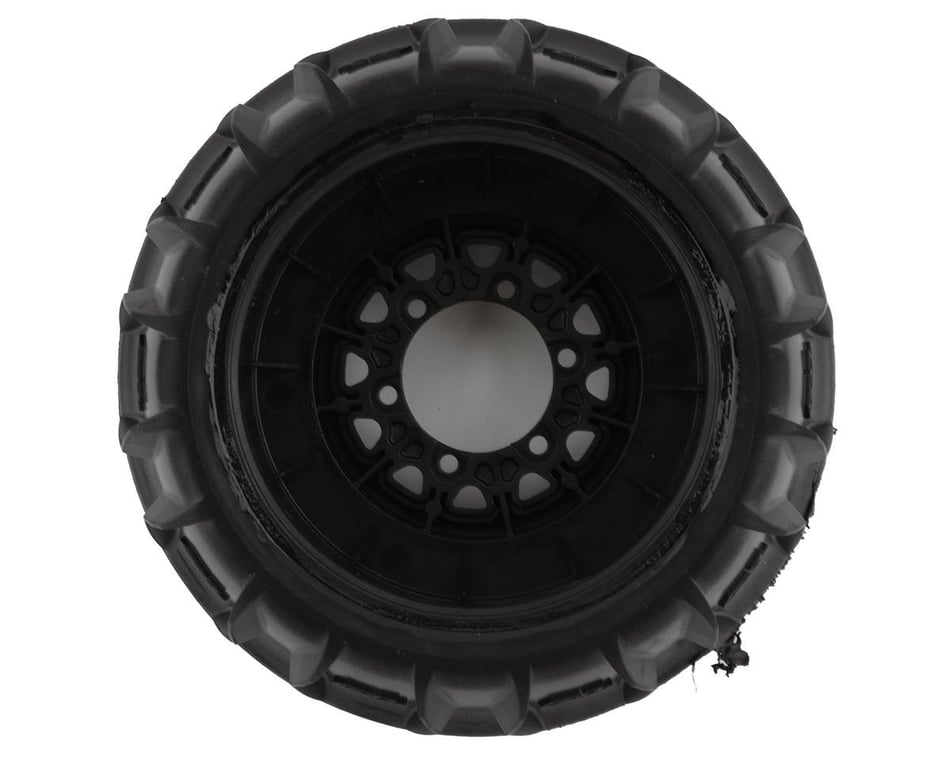 Pro-Line Dumont Paddle/Rib 2.2/3.0 Pre-Mounted Front Tires w/Raid Wheels (CR3) (Black) (2) w/12mm Removable Hex