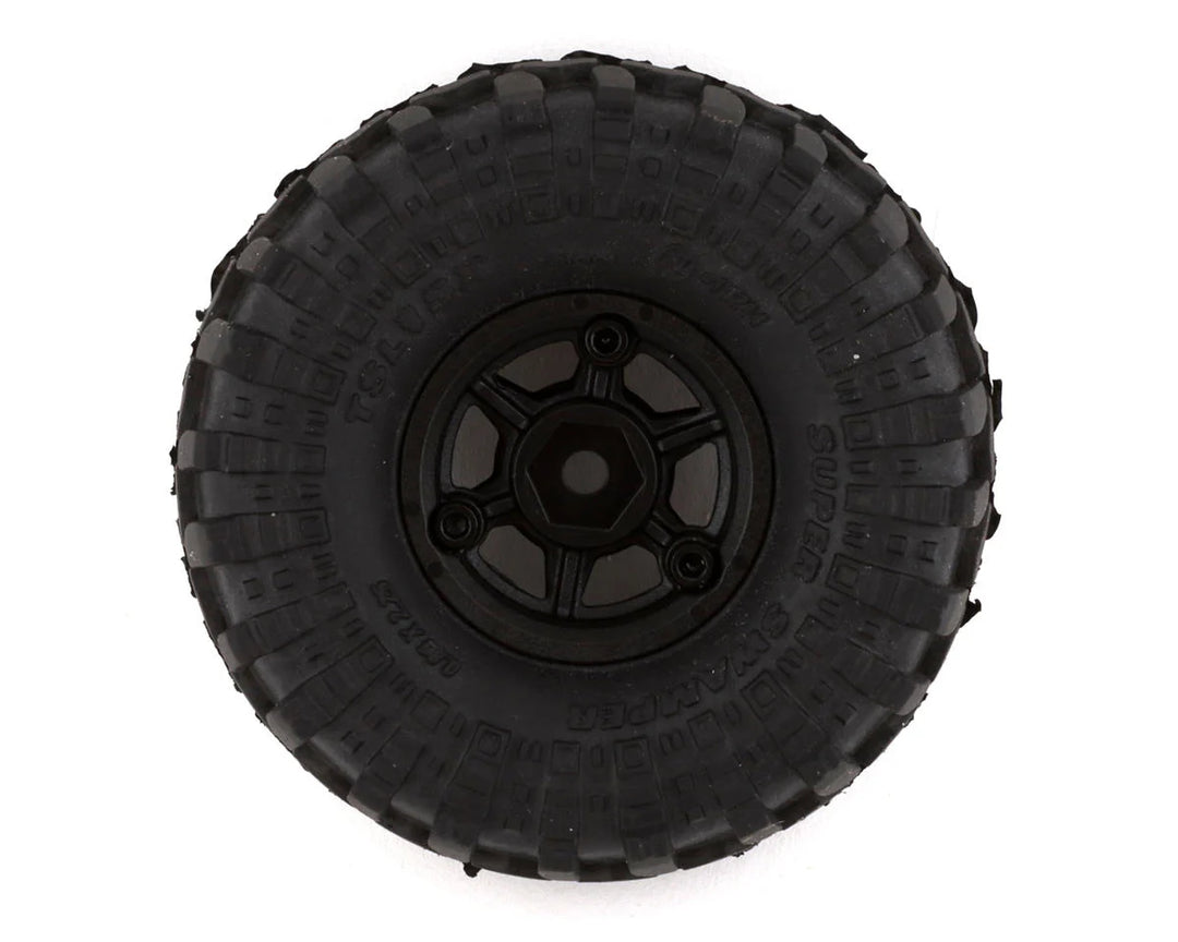 Pro-Line 1/24 Interco Super Swamper TSL SX 1.0" Pre-Mounted Tires (4) (Black) w/Holcomb Wheels (Medium)