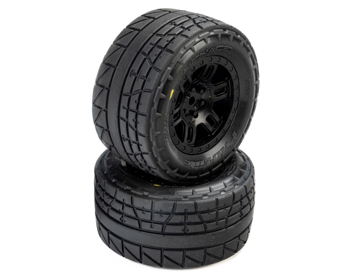 Pro-Line Menace Street Pre-Mounted Tires w/Split Six Wheels (Black) (2) w/12mm Hex
