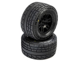 Pro-Line Menace Street Pre-Mounted Tires w/Split Six Wheels (Black) (2) w/12mm Hex