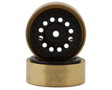 Pro-Line Rock Shooter 1.0" Brass Crawler Wheels (Black)(2)