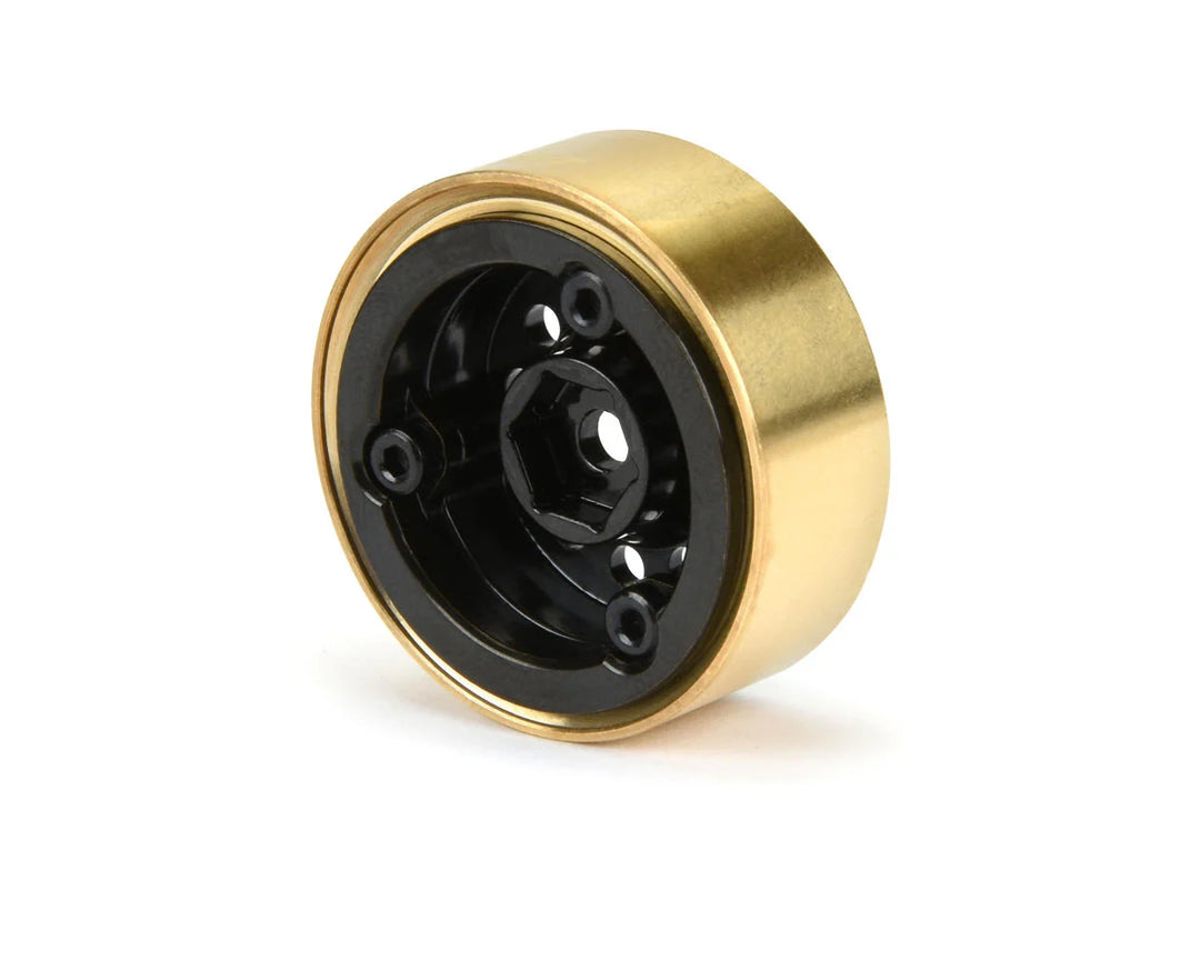 Pro-Line Rock Shooter 1.0" Brass Crawler Wheels (Black)(2)
