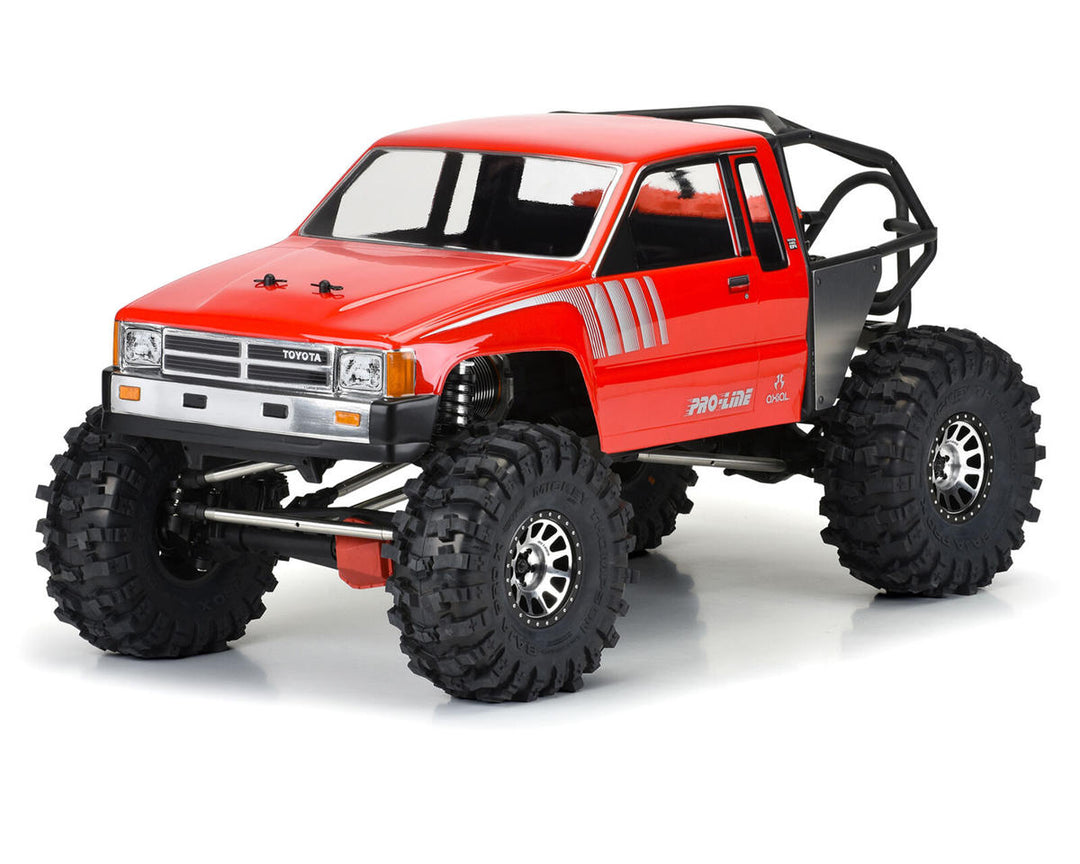 Pro-Line SCX6 1985 Toyota Hilux SR5 1/6 Rock Crawler Body (Clear) (Cab Only) (19.7")