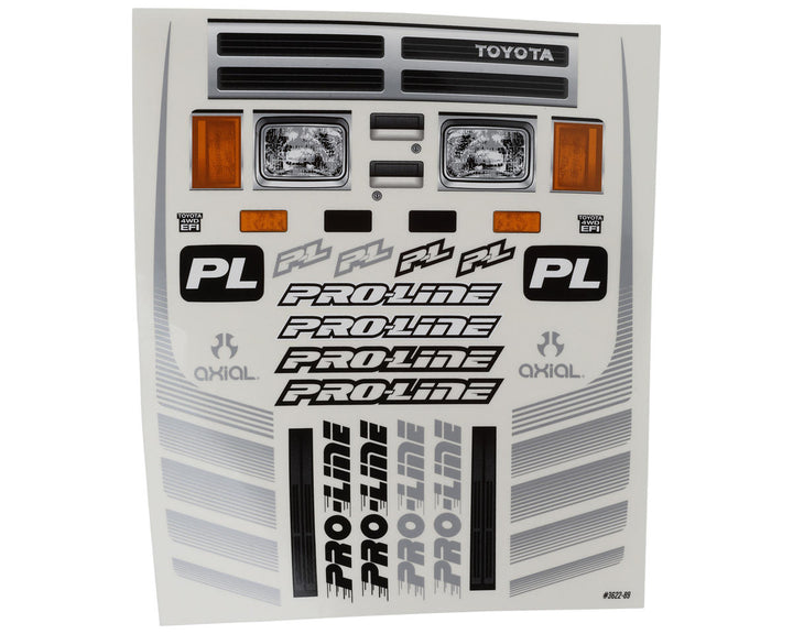Pro-Line SCX6 1985 Toyota Hilux SR5 1/6 Rock Crawler Body (Clear) (Cab Only) (19.7")