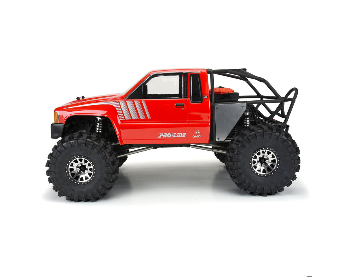 Pro-Line SCX6 1985 Toyota Hilux SR5 1/6 Rock Crawler Body (Clear) (Cab Only) (19.7")