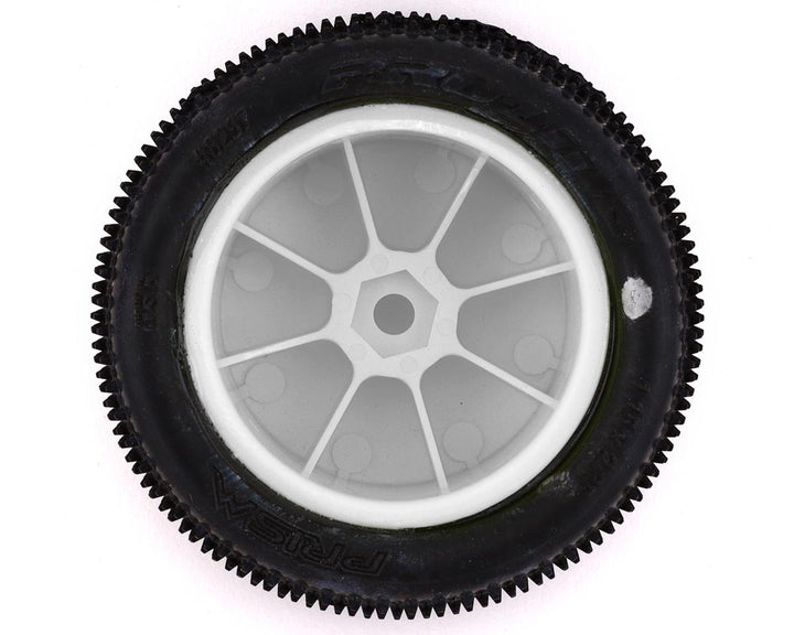 Pro-Line Mini-B Rear Pre-Mounted Prism Carpet Tire (White) (2) (Z3)