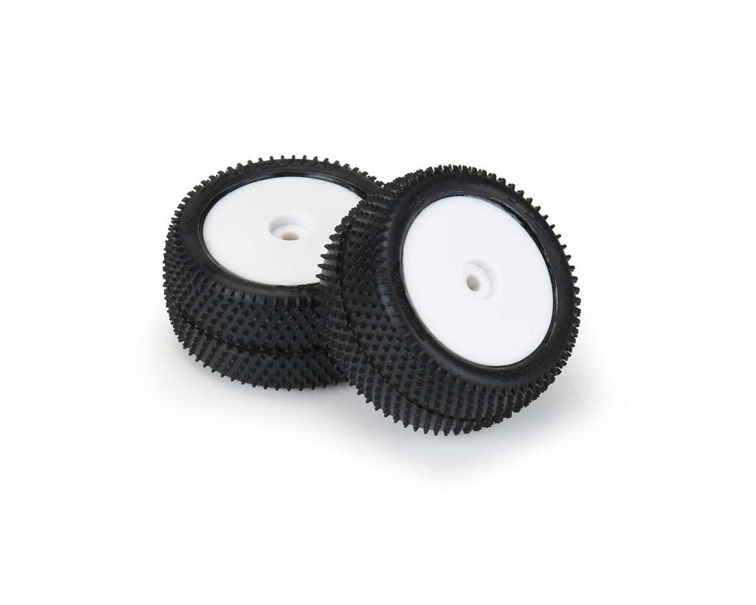 Pro-Line Mini-B Rear Pre-Mounted Prism Carpet Tire (White) (2) (Z3)