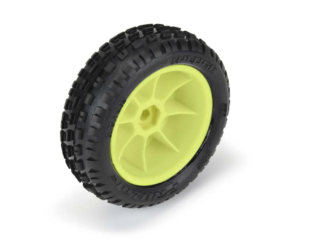 Pro-Line Mini-B Front Pre-Mounted Wedge Carpet Tire (2) (Z3)