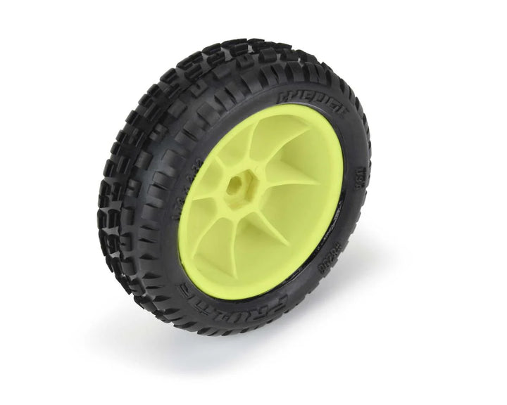 Pro-Line Mini-B Front Pre-Mounted Wedge Carpet Tire (2) (Z3)