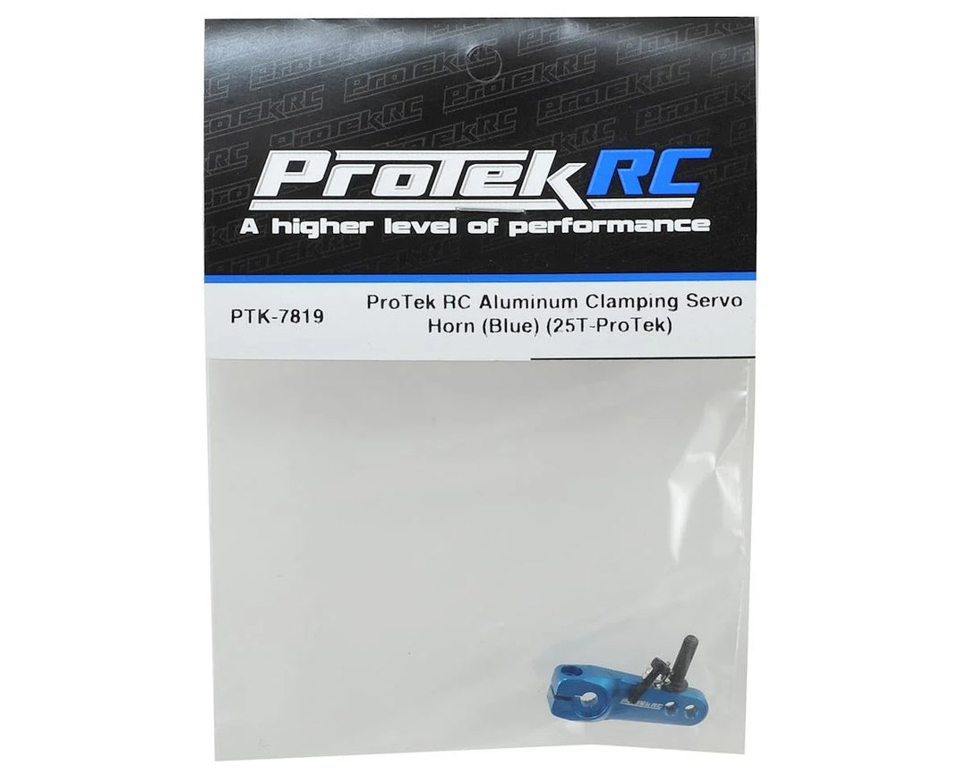 ProTek RC Aluminum Clamping Servo Horn (Blue) (25T-ProTek)