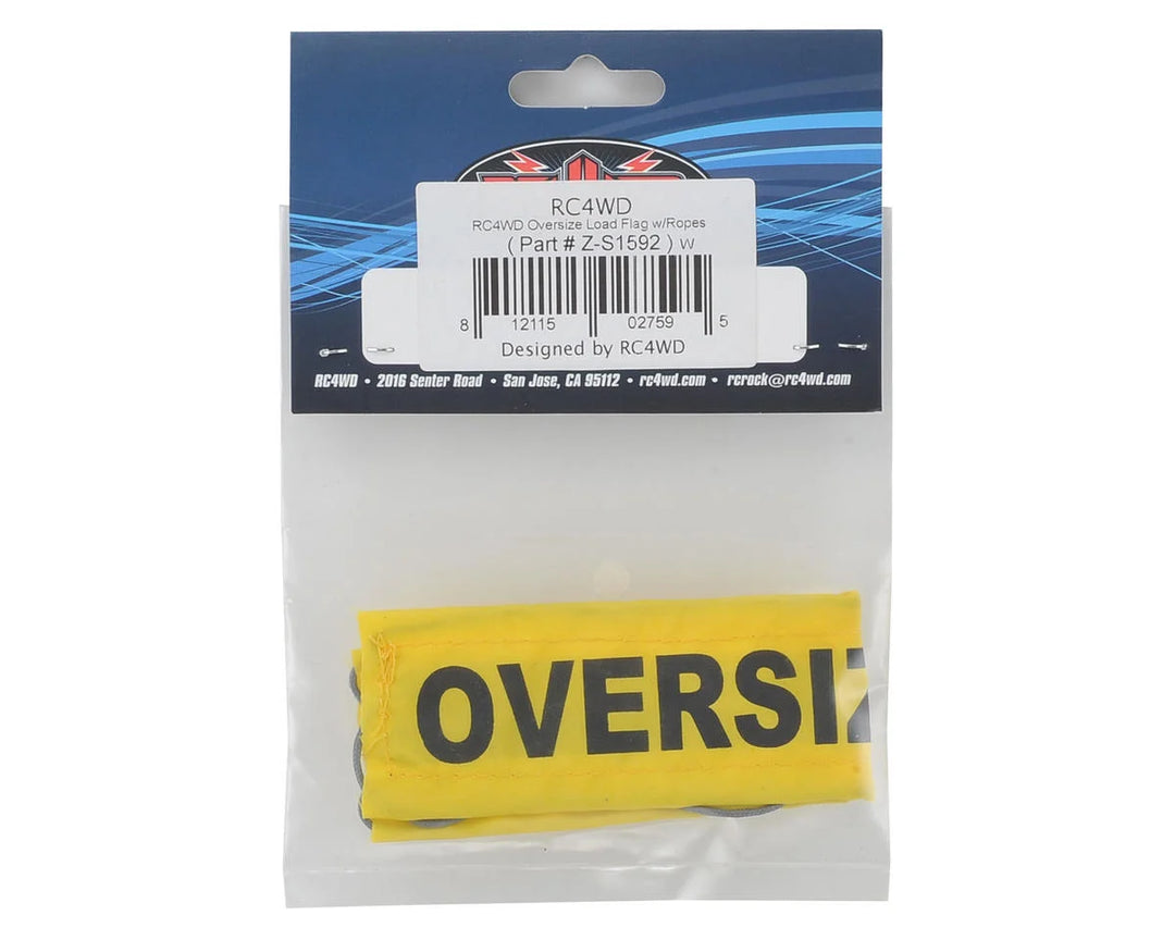 RC4WD Oversize Load Flag w/Ropes