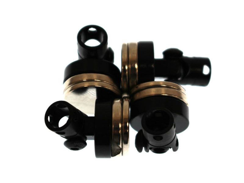 Racers Edge Aluminum Magnetic Body Mount Set for 1/10 Drift Cars (Existing Post Adapter) Black