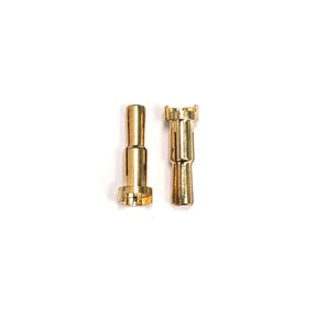 Racers Edge 4/5mm Bullet Connector Plugs - Iron City RC Hobbies