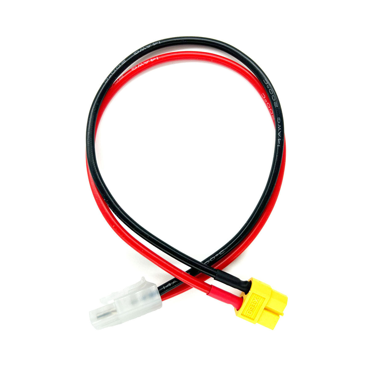 Racers Edge 1684 - Charge Adapter: Male Tamiya to Female XT60, 300mm Wire - Iron City RC Hobbies