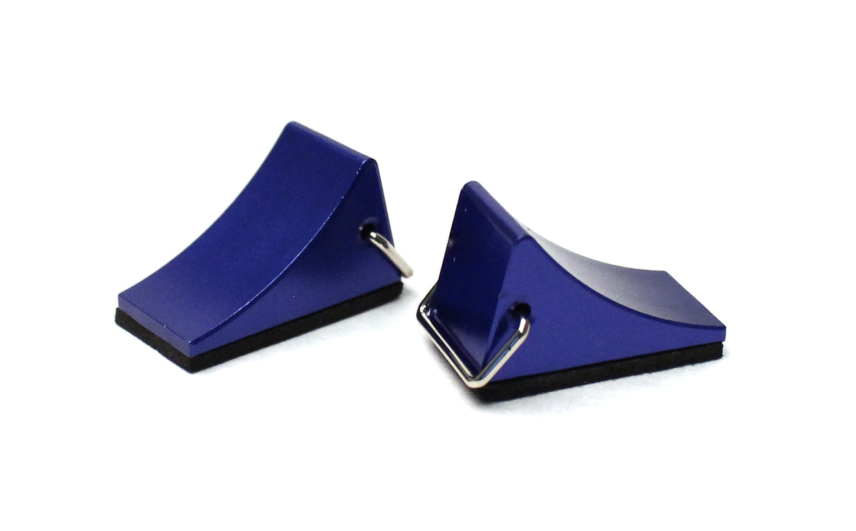 Racers Edge 1/10 Scaler Aluminum Wheel Chocks (pr) - Choose Color