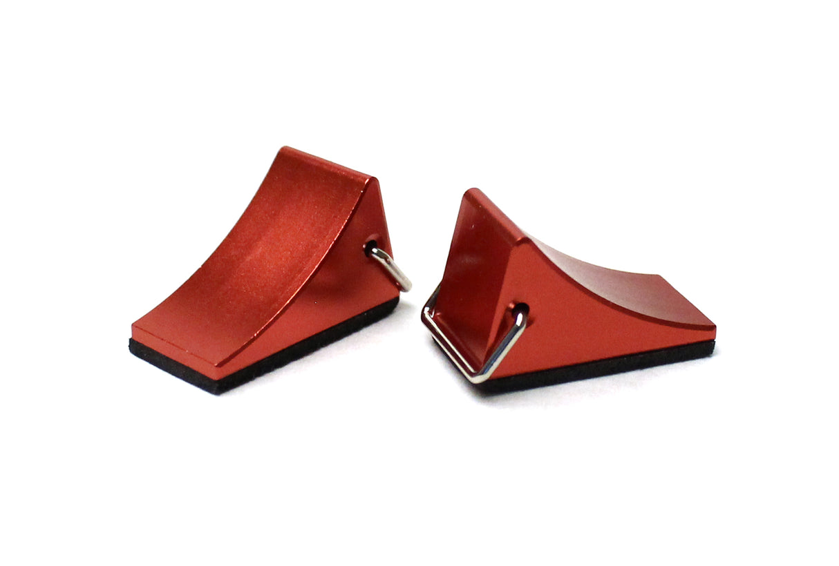 Racers Edge 1/10 Scaler Aluminum Wheel Chocks (pr) - Choose Color