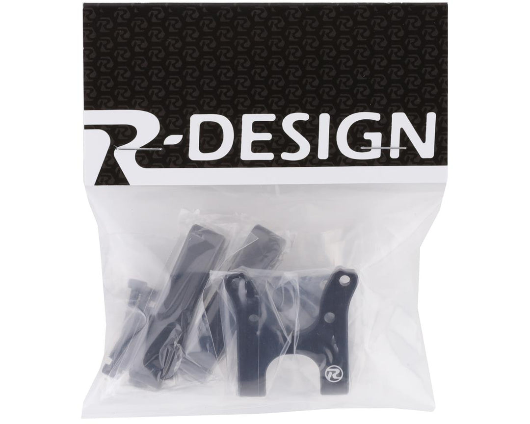 R-Design B6.1/B6.2/B6.3 Wheelie Bar Mount V3 (Black) - Iron City RC Hobbies