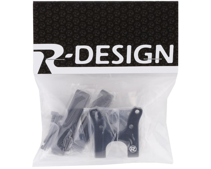 R-Design B6.1/B6.2/B6.3 Wheelie Bar Mount V3 (Black) - Iron City RC Hobbies