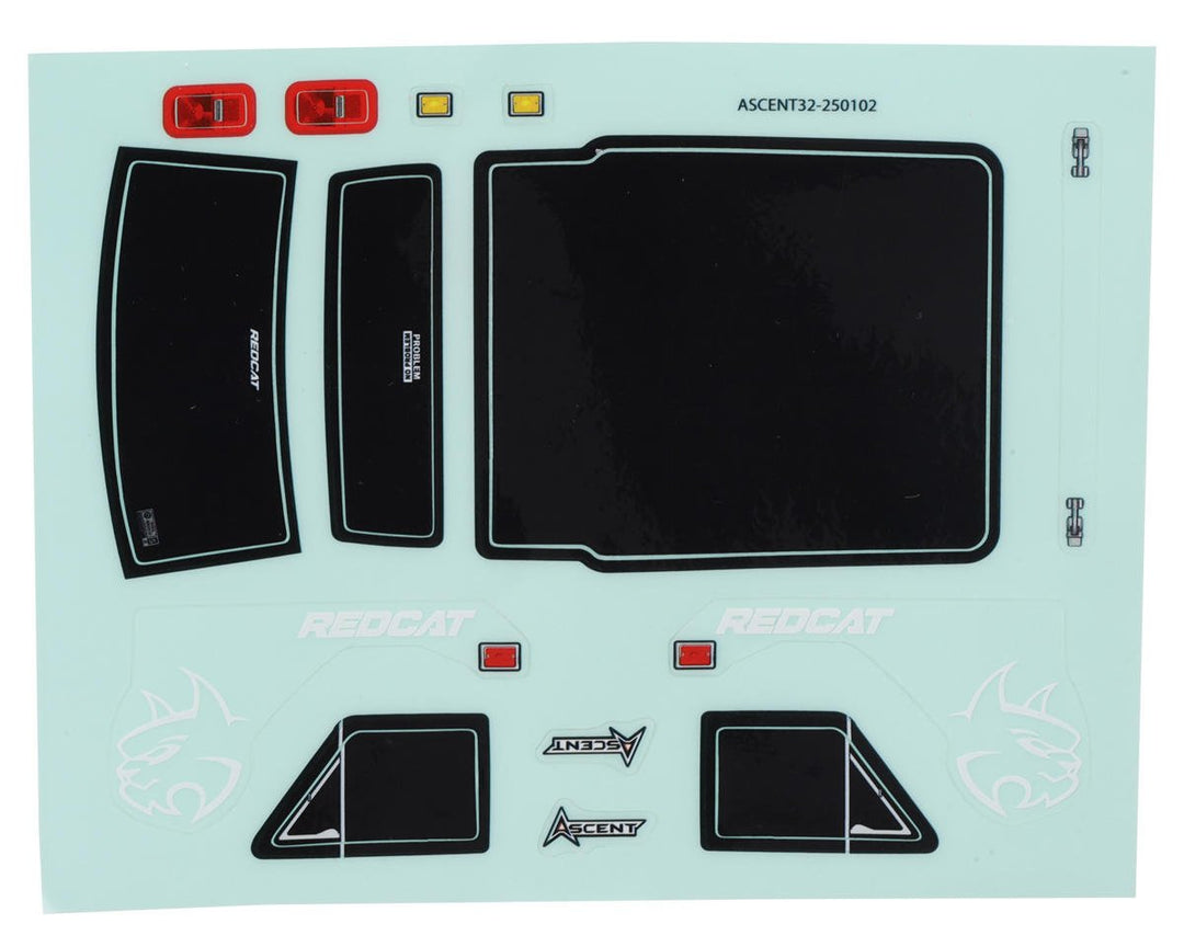 Redcat Ascent 32 Body & Mounts Set (Clear)