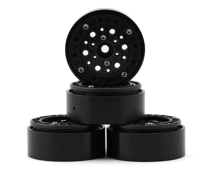 Redcat 1.3" Aluminum & Carbon Fiber Micro Crawler Beadlock Wheels (Choose Color) (4) (23.8g ea)