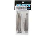 Samix SCX10 Pro Titanium High Clearance Links (10) (Servo On Axle Setup) w/Steering Links