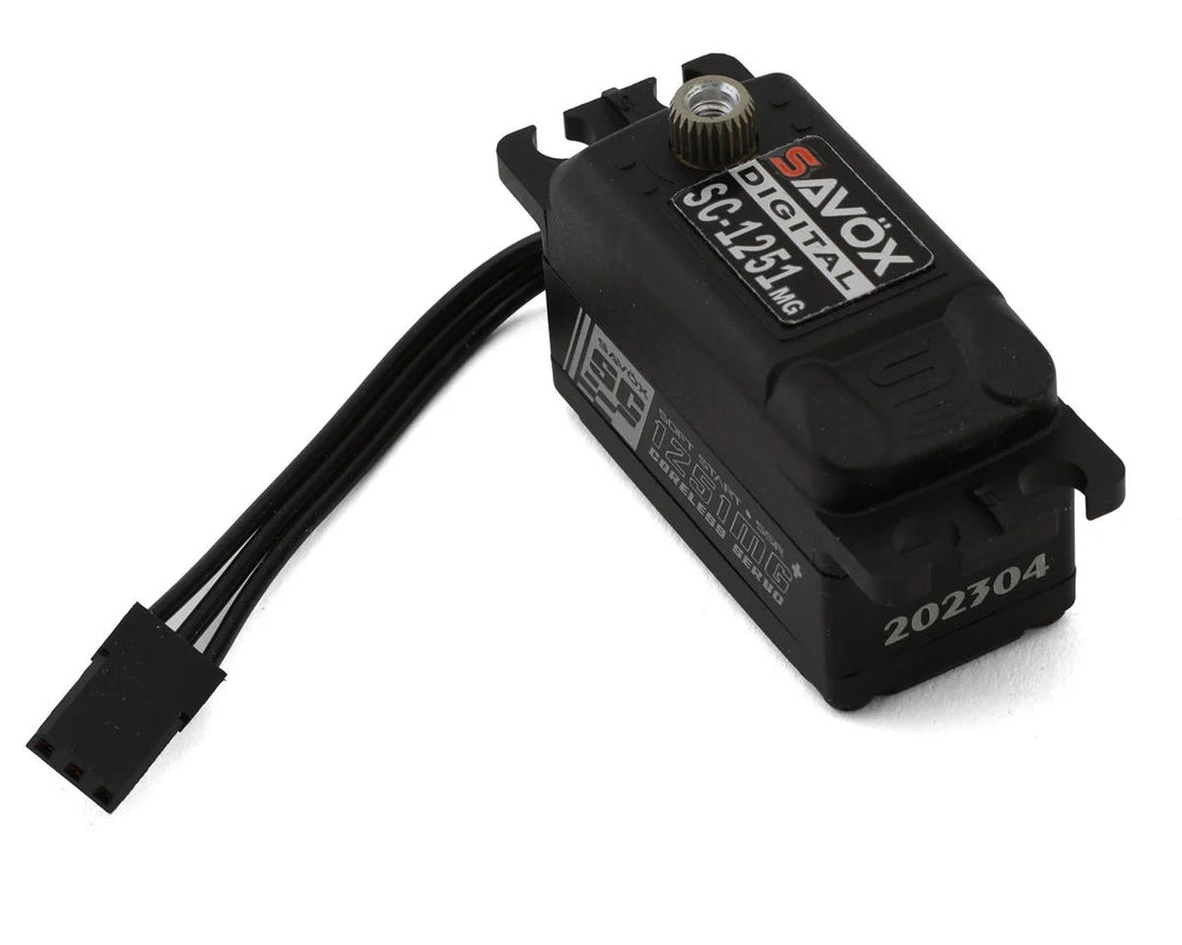 Savox SC-1251MG Black Edition Low Profile High-Speed Digital (HV) Servo w/Soft Start