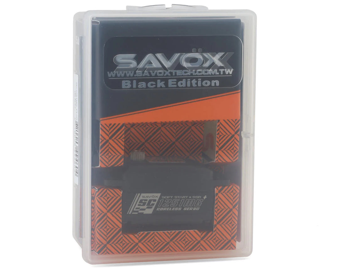 Savox SC-1251MG Black Edition Low Profile High-Speed Digital (HV) Servo w/Soft Start