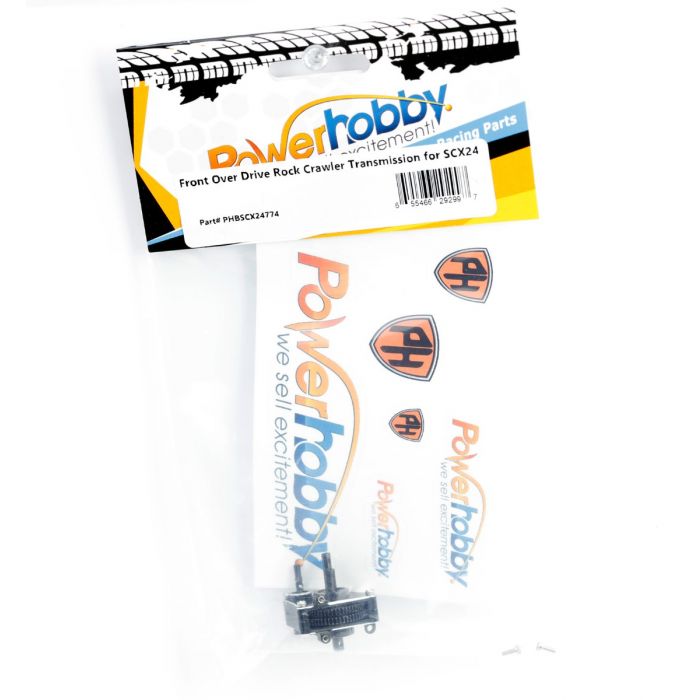 Powerhobby Front Over Drive Rock Crawler Transmission for SCX24 - Iron City RC Hobbies