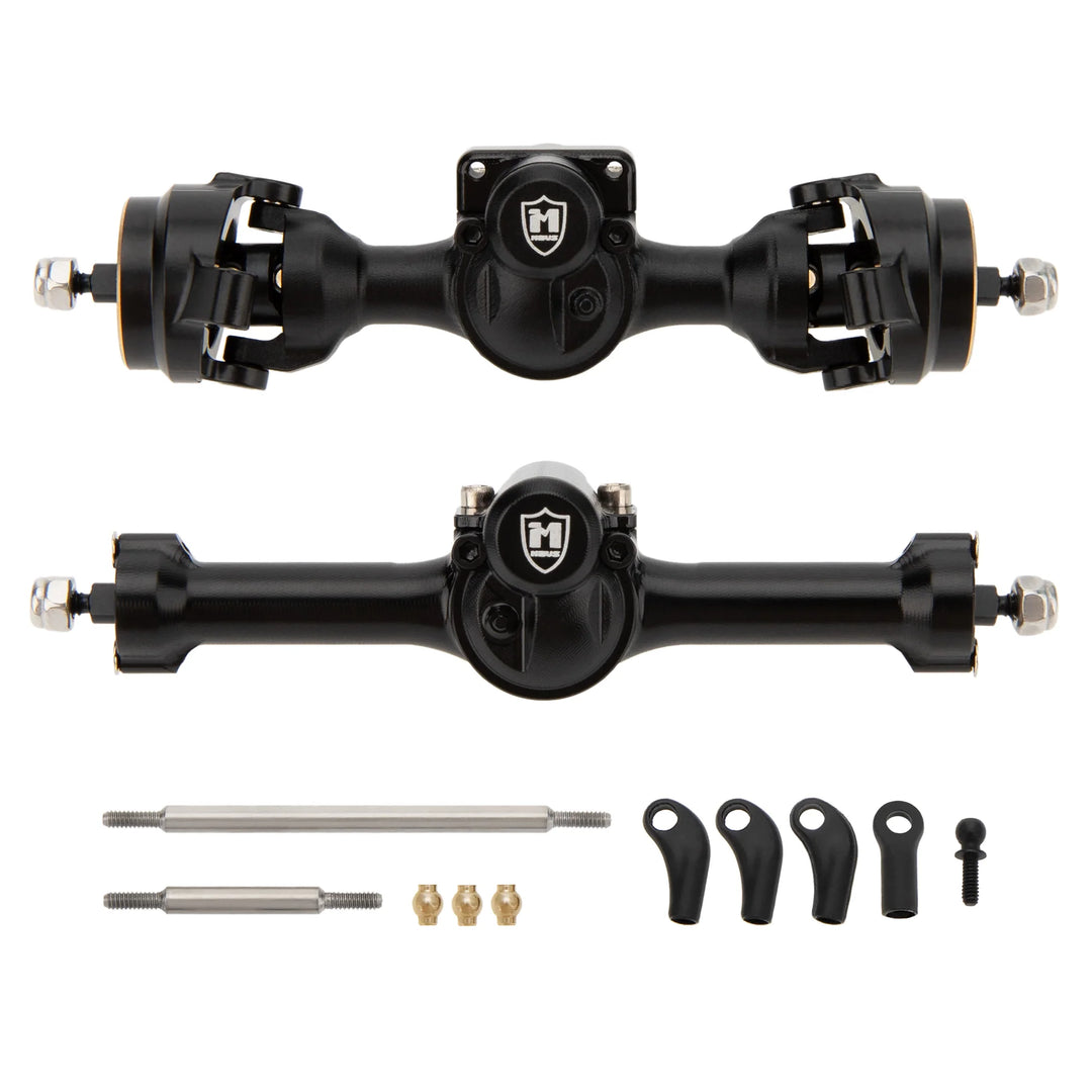 MEUS Racing +3mm Isokinetic SCX30 Axles with 3-Section CVD for Axial 1/30 SCX30