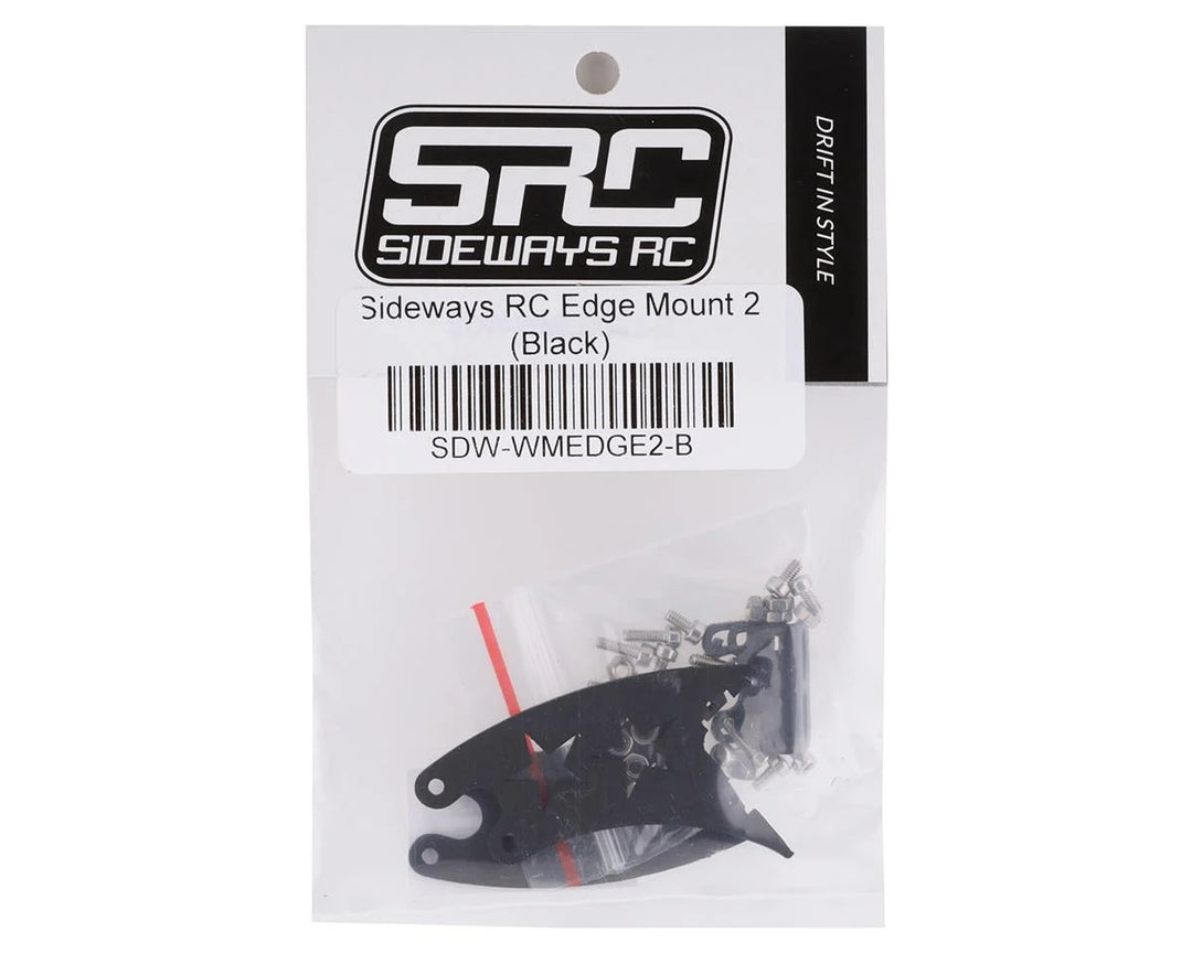 Sideways RC Edge Mount 2 Scale Drift Wing Mount (Black)