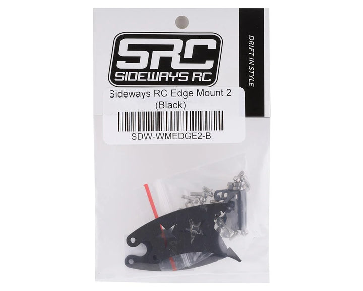 Sideways RC Edge Mount 2 Scale Drift Wing Mount (Black)