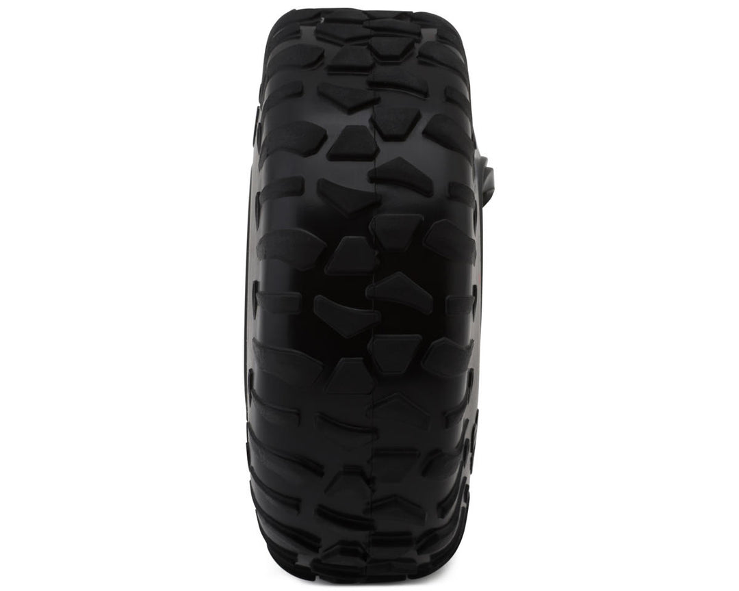 Reefs RC 1/10 Scrub 1.9" Performance Rock Crawler Tires (2) (4.75") (Pink) w/Foam Inserts.