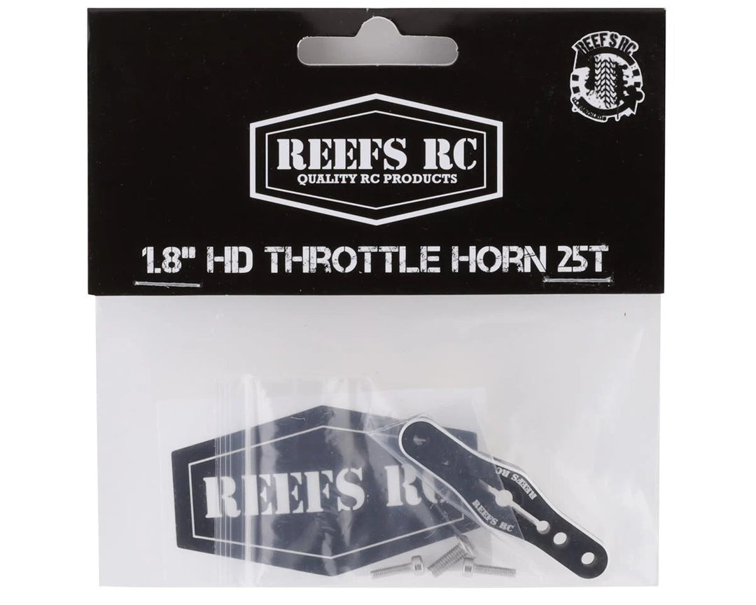 Reefs RC 1.8" HD Throttle Servo Horn (Black) (25T)