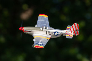 Rage RC  P-51D Mustang 500mm Brushless RTF Warbird with PASS (Pilot Assist Stability Software) System