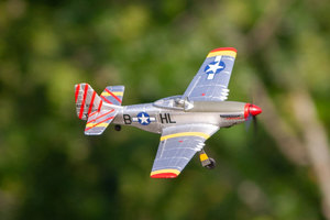 Rage RC  P-51D Mustang 500mm Brushless RTF Warbird with PASS (Pilot Assist Stability Software) System