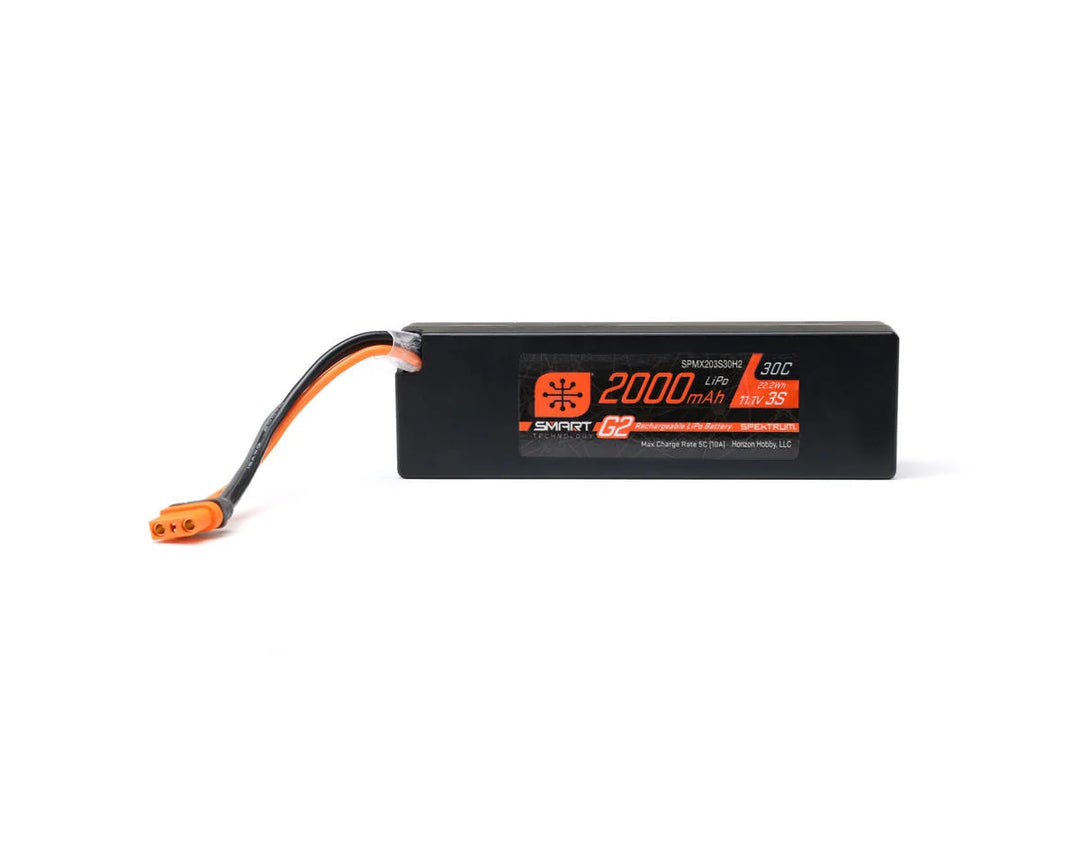 Spektrum RC 3S Smart G2 30C LiPo Battery Pack (11.1V/2000mAh) w/IC2 Connector