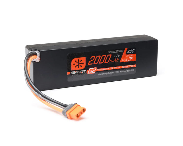 Spektrum RC 3S Smart G2 30C LiPo Battery Pack (11.1V/2000mAh) w/IC2 Connector