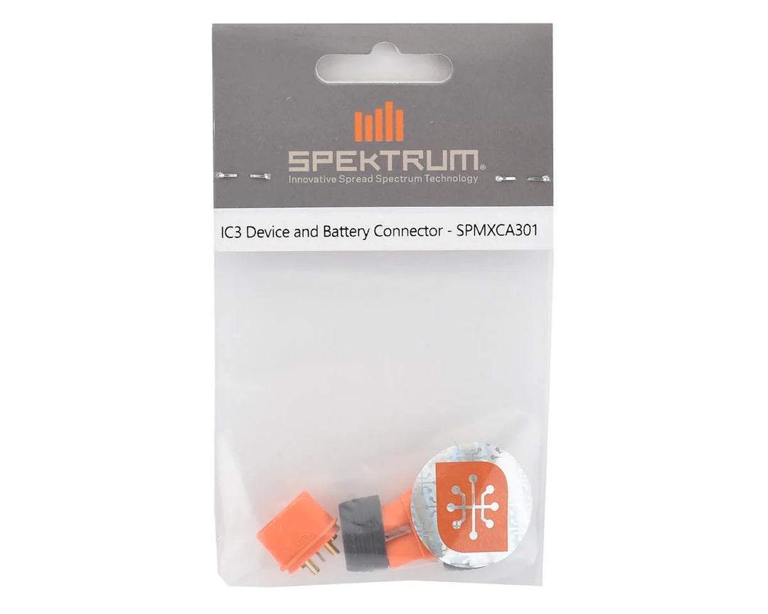 Spektrum RC IC3 Device & Battery Connector Set (1 Male & 1 Female)