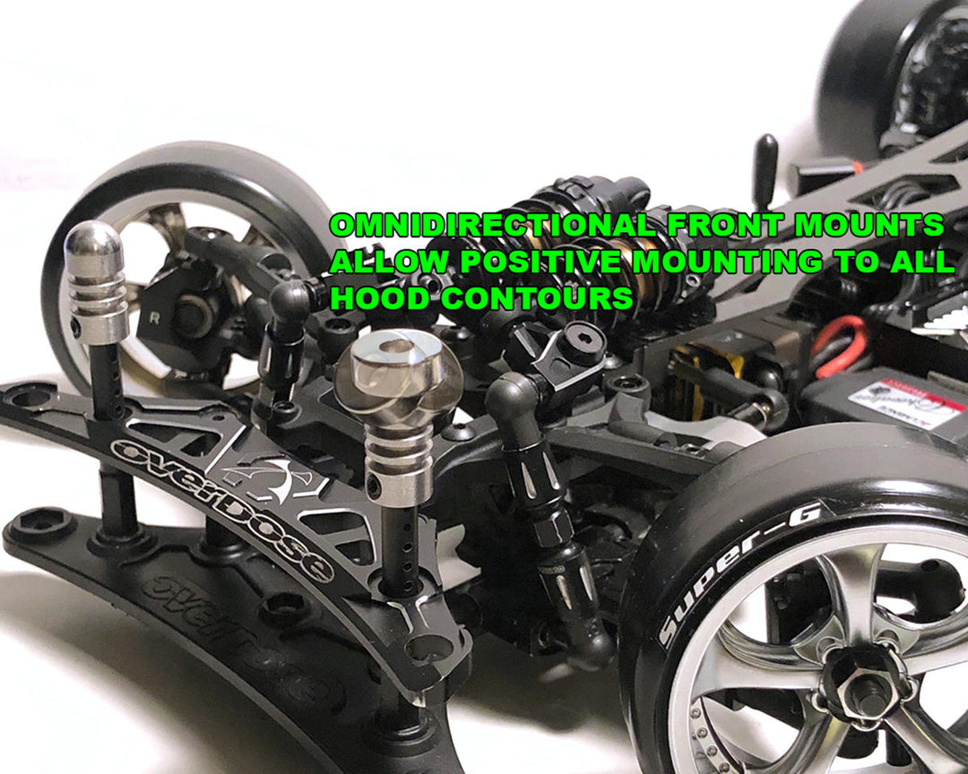 Scale Reflex Gorilla Mounts Magnetic Body Mount Kit (Choose Color)