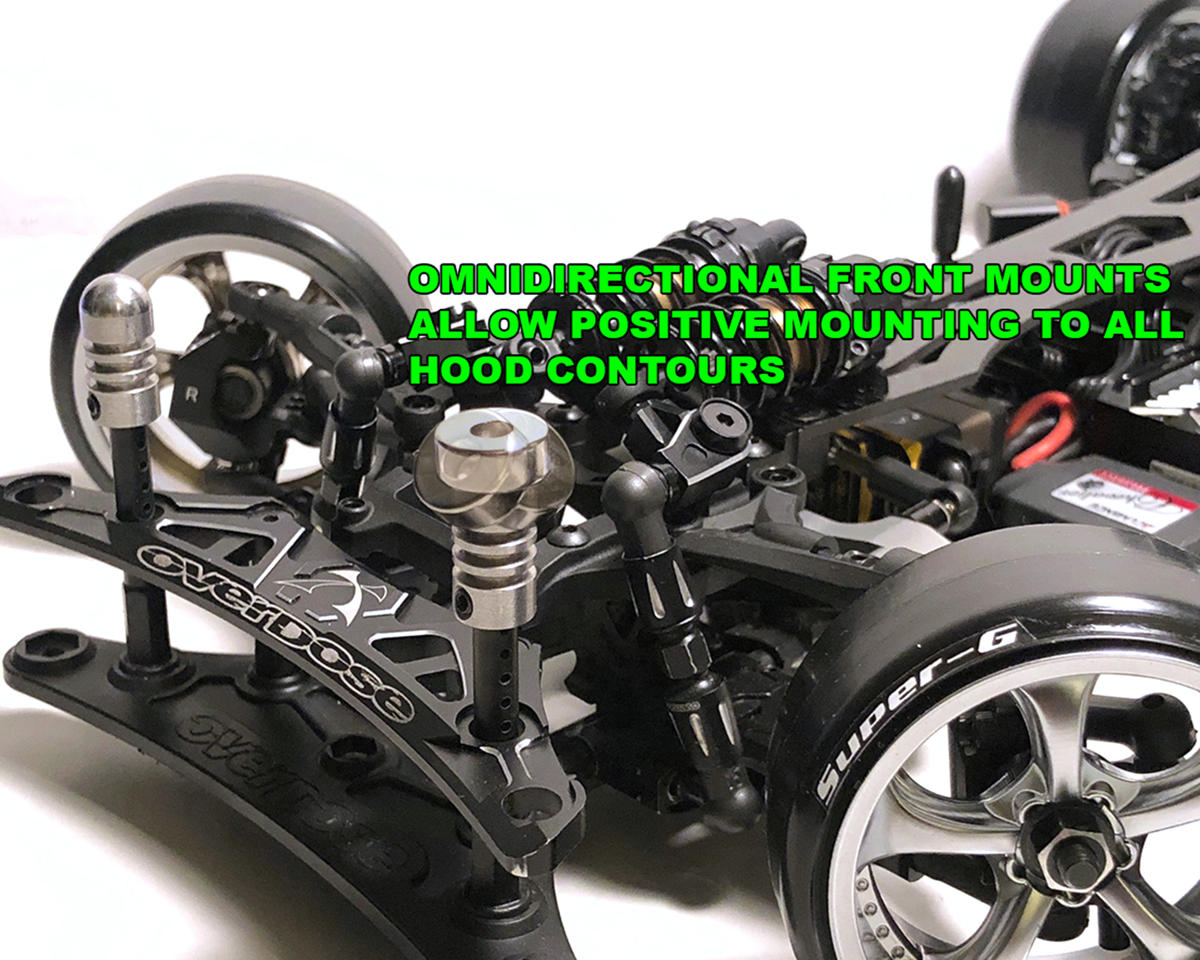 Scale Reflex Gorilla Mounts Magnetic Body Mount Kit (Choose Color)