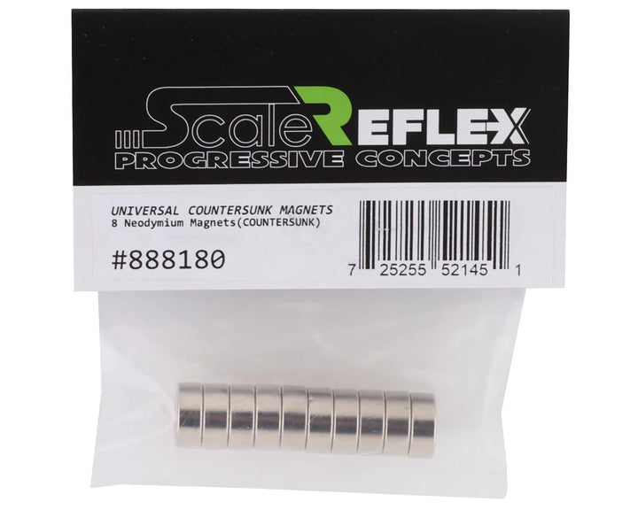 Scale Reflex Universal Countersunk Magnets (8)