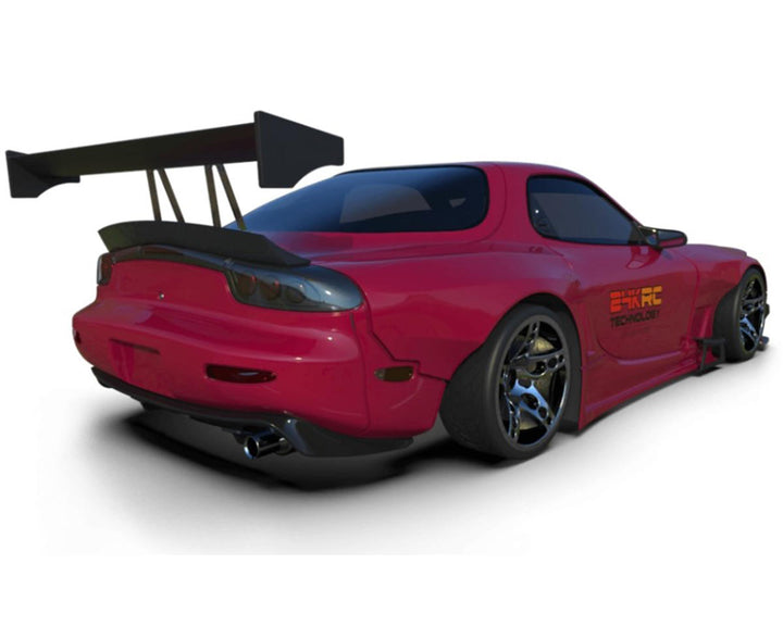 24K RC Technology 1/10 '92 RX7 FD Pandem V3 Full Drift Body Set w/Cosmetic Mods (Clear) (V1) (257mm Wheelbase)
